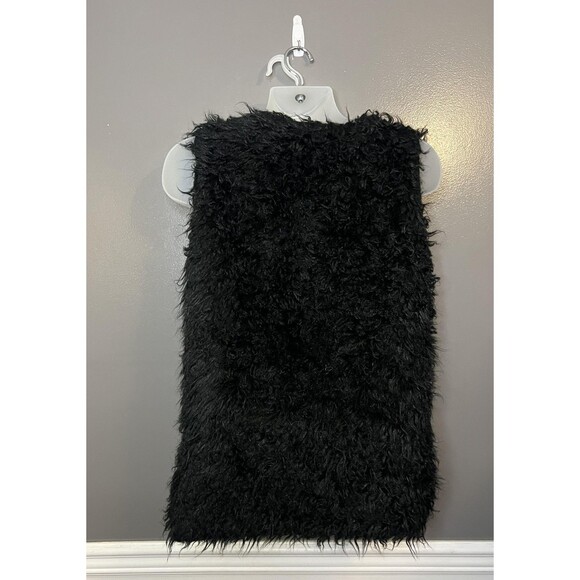 Wenxi Faux Fur Vest Womens Large Shaggy Long Sleeveless Boho Statement Outerwear - Picture 4 of 7